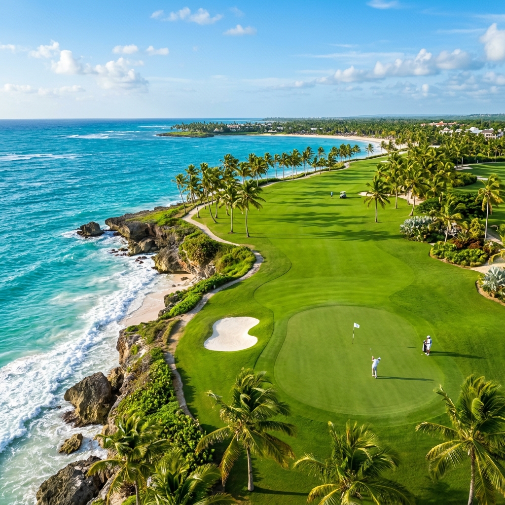 Par 3 sobre la bahía en Corales